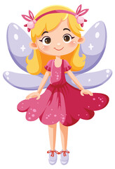 Cute Fairy Princess Cartoon Character