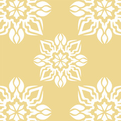 geometric cool abstract floral pattern