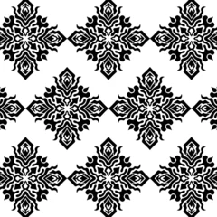 Tragetasche geometric cool abstract floral pattern © MochRibut