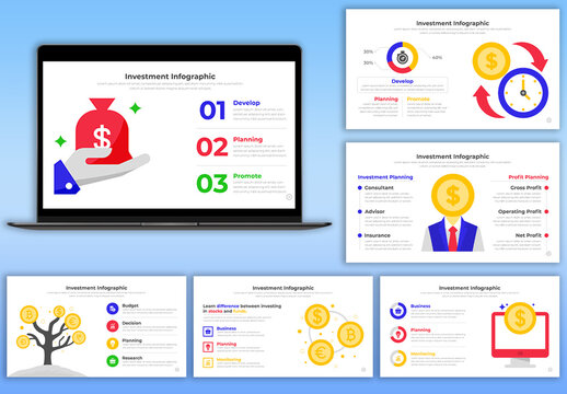 Modern Business Infographic Chart Layout