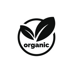 Fototapeta premium Organic icon isolated on white background