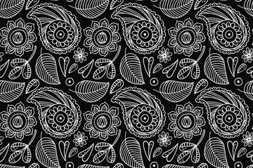 Cute paisely pattern background for design elements