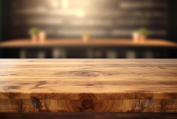 xc wood top for kitchen table, generative ai