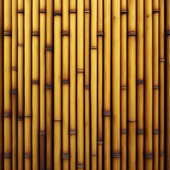 Naklejka premium bamboo wall background. 3d illustration. Can be used as background