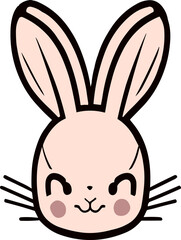 The bunny logo icon radiates cuteness and whimsy, featuring an irresistibly adorable bunny rabbit. With its chubby cheeks and perky ears, this logo brings a sense of playfulness and innocence. The del