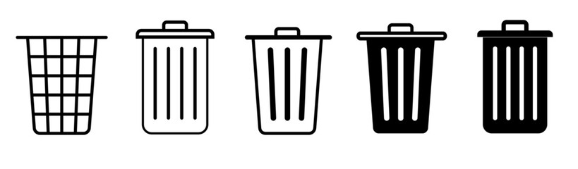 trash can icon cleaning delete file icon