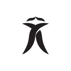 suit or shirt or dress logo illustration.