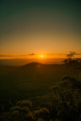 sunset in the mountains2