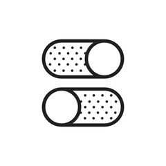 Toggle icon vector design illustration