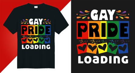 Happy lgbt pride day, pride day typography vector
t shirt design graphic,
