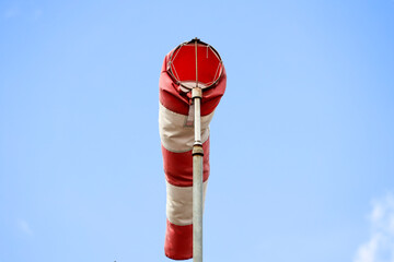 Windsock at train station Lage Zwaluwe of NS and rated as worst station