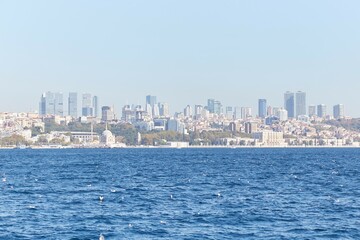 Fototapeta na wymiar An exciting Bosphorus Cruise across Istanbul