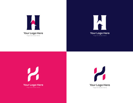 Letter H logo for multiple businesses