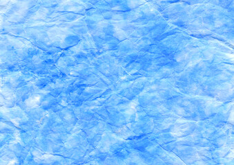 和紙みたいな質感の青く塗られたアナログ背景