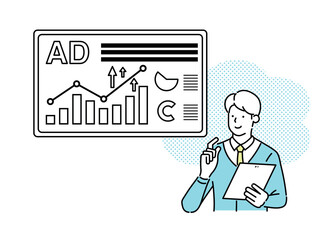 A man giving a presentation