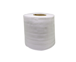 White toilet tissue isolated on transparent background