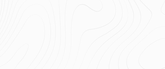 Topographic line contour map background, geographic grid map, Abstract white topography vector background. Vector illustration of topographic line contour map, black-white design, Luxury white.