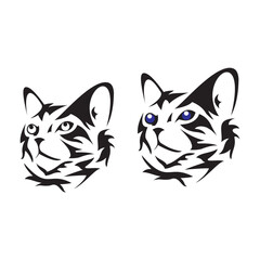 Cat logo symbol