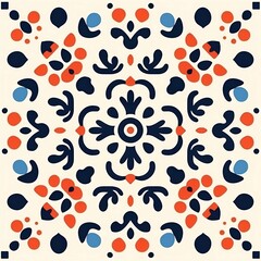 Bold and Beautiful Stylish Turkish Pattern. Generative AI