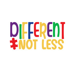 Autism hand written lettering Mental health quote. Modern typographic slogan. Vector illustration