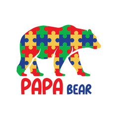 Autism hand written lettering Mental health quote. Modern typographic slogan. Vector illustration