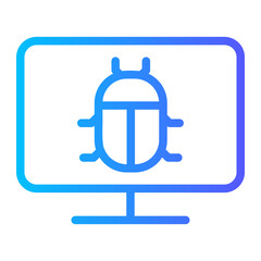 computer bug icon 