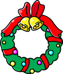 Christmas Mistletoe Illustration