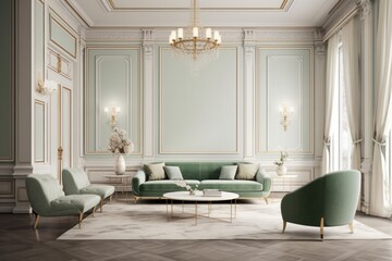 Exquisite Details of a 3D Rendered Luxurious Living Room, Capturing Natural Light and the Essence of Contemporary Design.