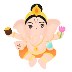 Ganesha, religion, respect, worship, elephant, Sai Mu, auspicious, luck, icon, logo