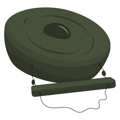 Indonesia Music Instrument Gong Ageng