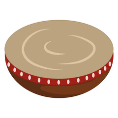 Indonesia Music Instrument Kompang