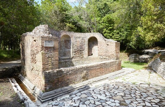 The stunning ruins of Butrint, Albania, located near the city of Sarande, were settled since at least the 6th century BC
