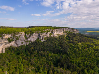 Aerial view of Madara Plateau, where the iconic Madara Rider is intricately carved. Experience...