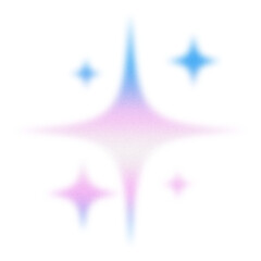 Pink And Blue Gradient Sparkle