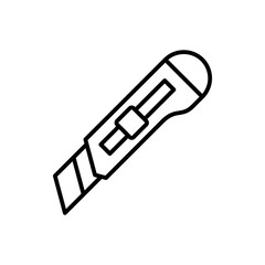 Simple Trendy Cutter Icon Vector Template