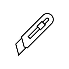 Simple Trendy Cutter Icon Vector Template