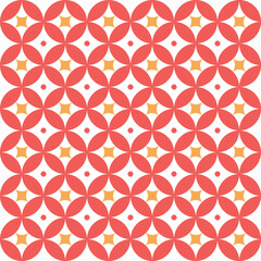 Simple, colorful, abstract, geometric pattern design background. Pattern graphic used for wallpaper, tile, fabric, textile.