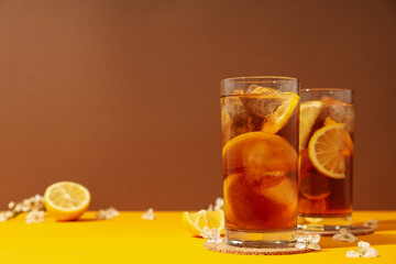Ice tea - drink for refreshing in hot summer weather