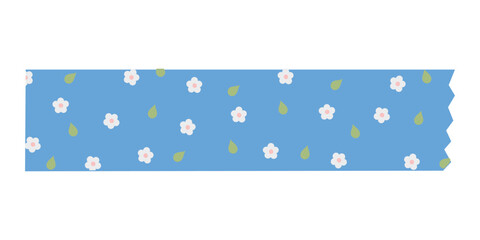 Washi tape design Illustration. Cute washi paper anchor, sticker, decoration, label, chevron, or ribbon. Washi tape, banner. Scrapbook element. Vector illustration.