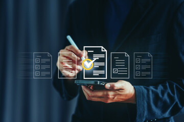 Checklist and filling survey form online. Document management system, DMS. checklist, take an assessment, questionnaire, evaluation, online survey, online exam.