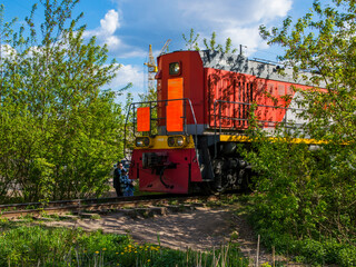 industrial, train  locomotive