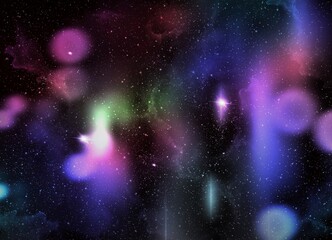 A space of the galaxy ,atmosphere with stars at dark background	