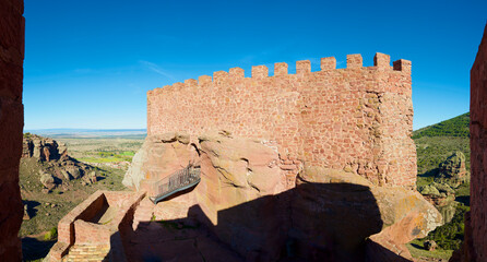 Peracense castle in Teruel