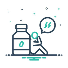 Mix icon for suffered 