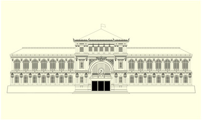 Obraz premium Saigon Vector