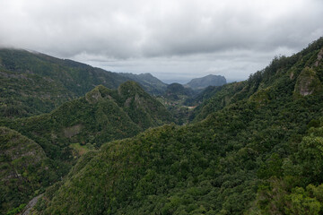 Fototapeta na wymiar Portugal - Madeira - Ribeiro Frio - Miradouro dos Balcões
