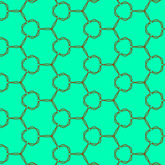 Modern abstract pattern with hexagonal shapes for clothing, fabric, background, wallpaper, wrap, batik