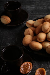 photo dessert nuts with condensed milk