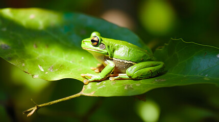 Naklejka premium アマガエル Generative AI