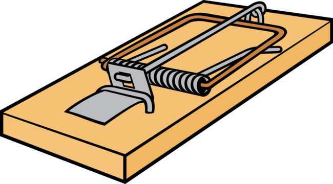Mousetrap PNG Illustration
